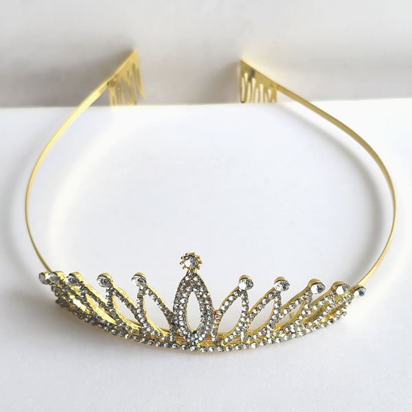 Gold Metal Tiara G16