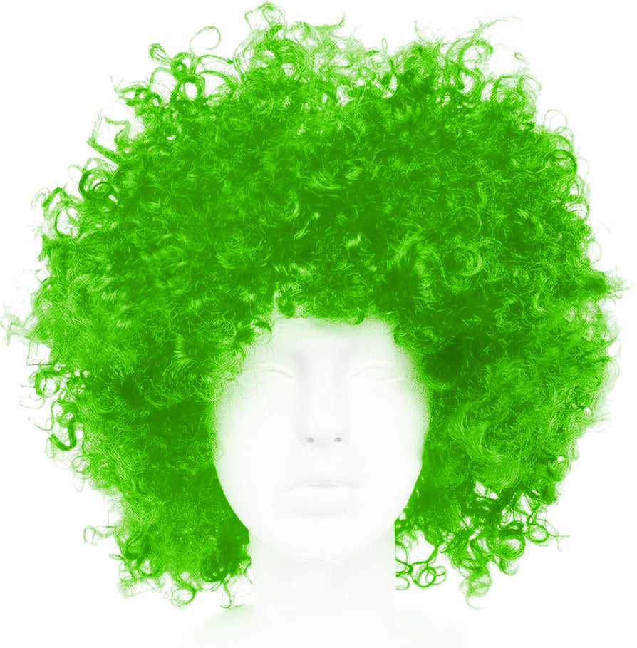 Cheap green afro wig on Sale