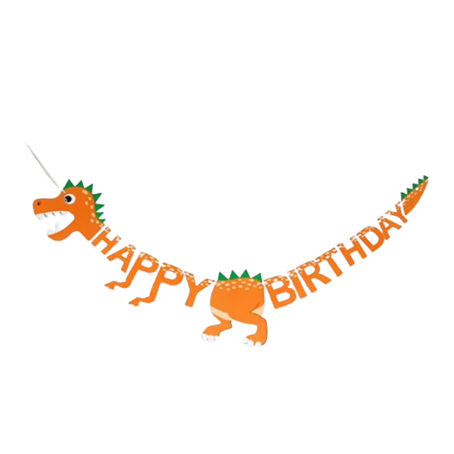 Dinosaur Happy Birthday Letter Banner