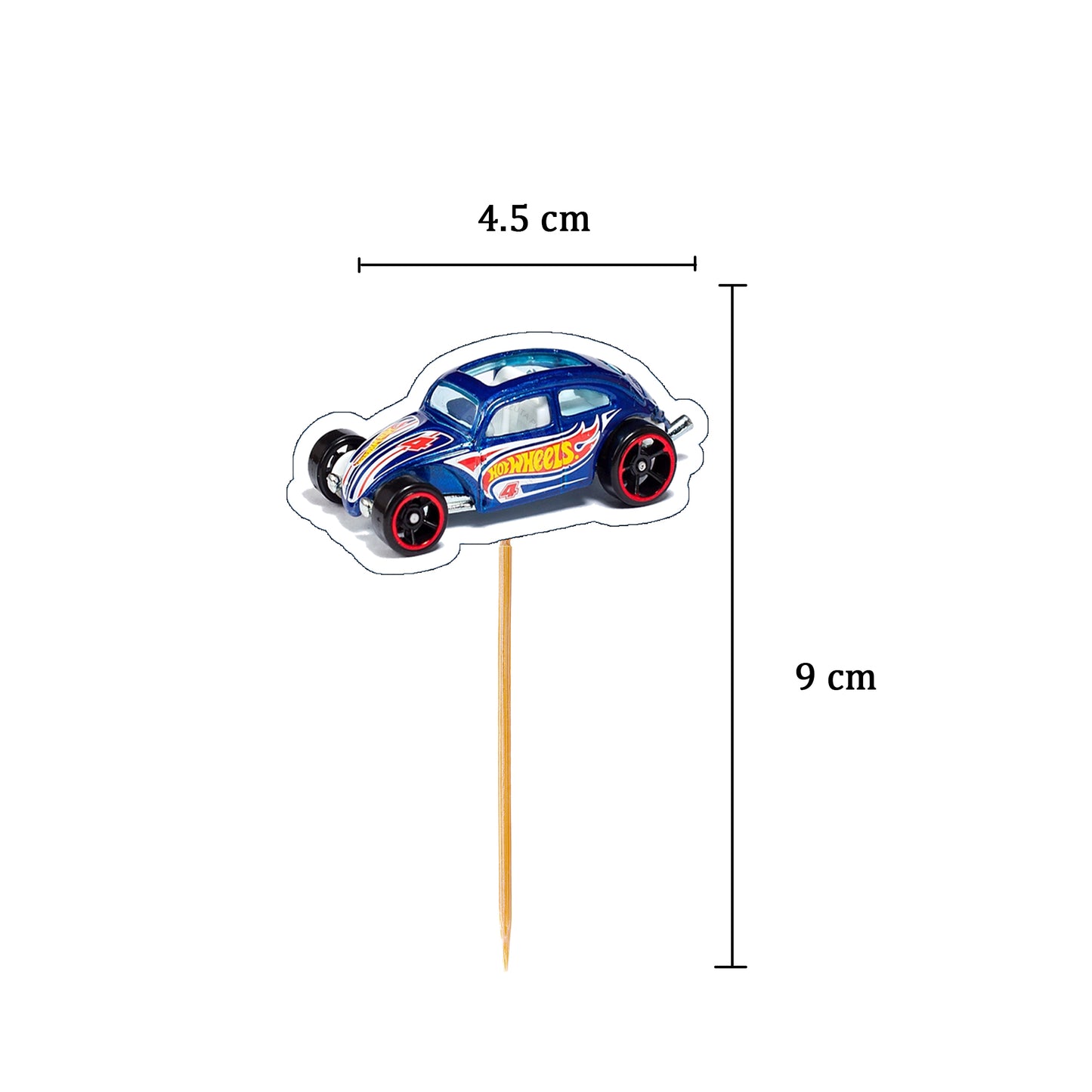 Hot Wheels Cupcake Toppers