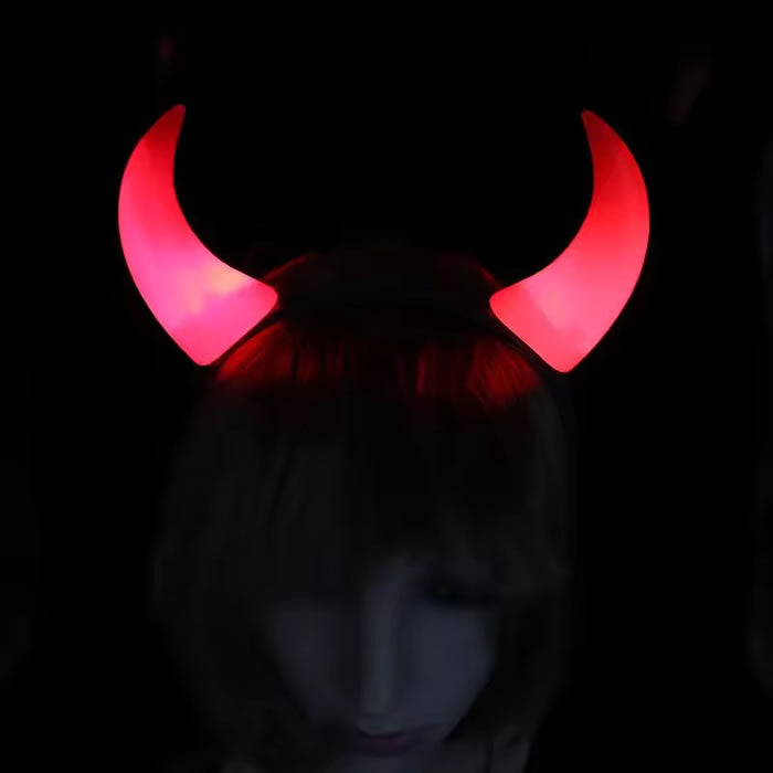 LED Light-Up Devil Horn