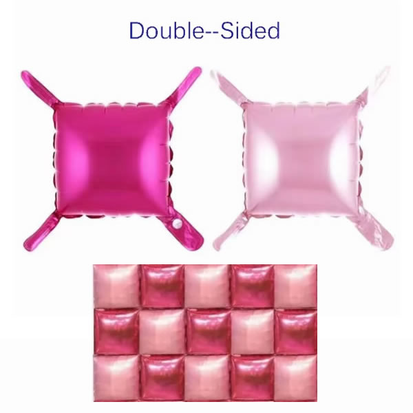 Pink Square Foil Balloon
