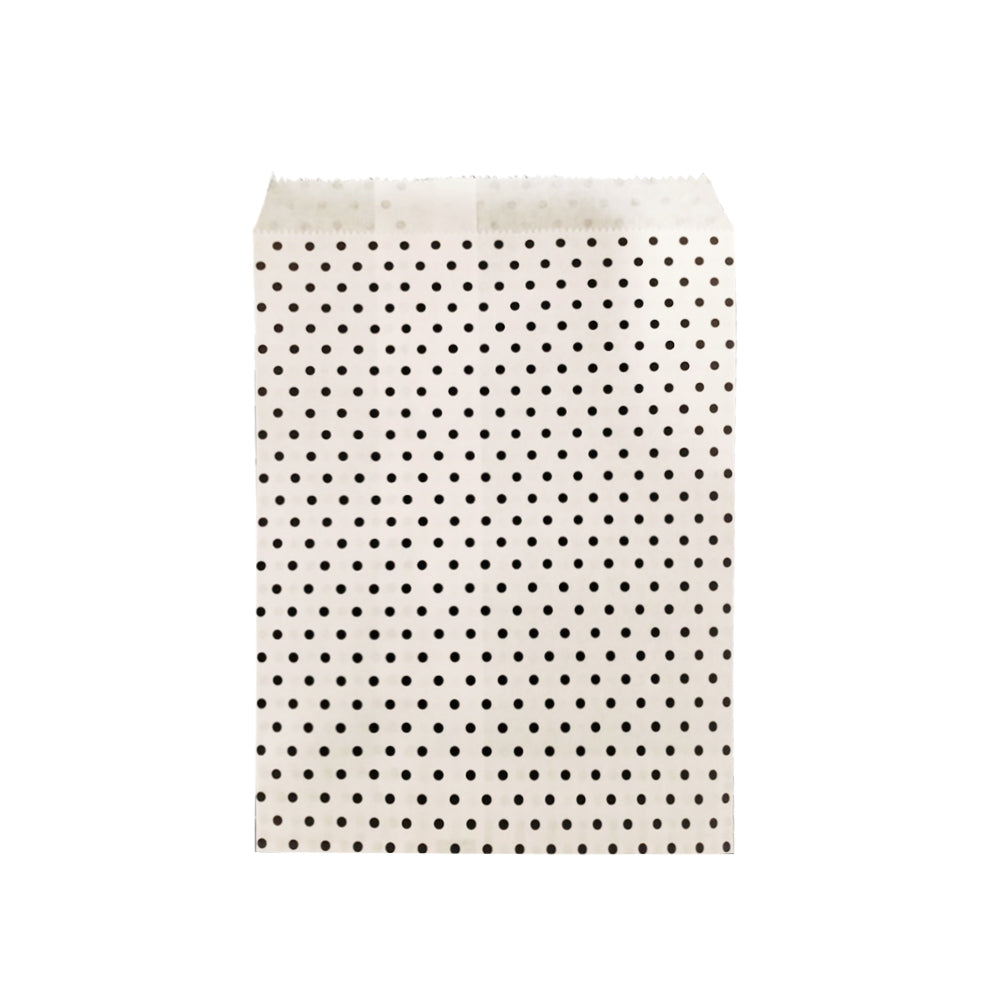 Black Dots Popcorn Paper Bags
