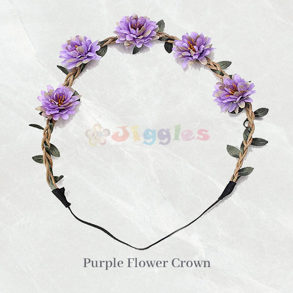 Purple Flower Crown