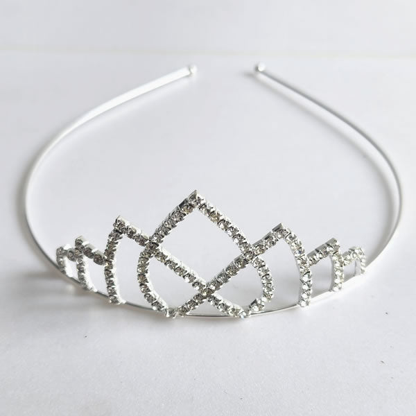 Silver Metal Tiara - S105