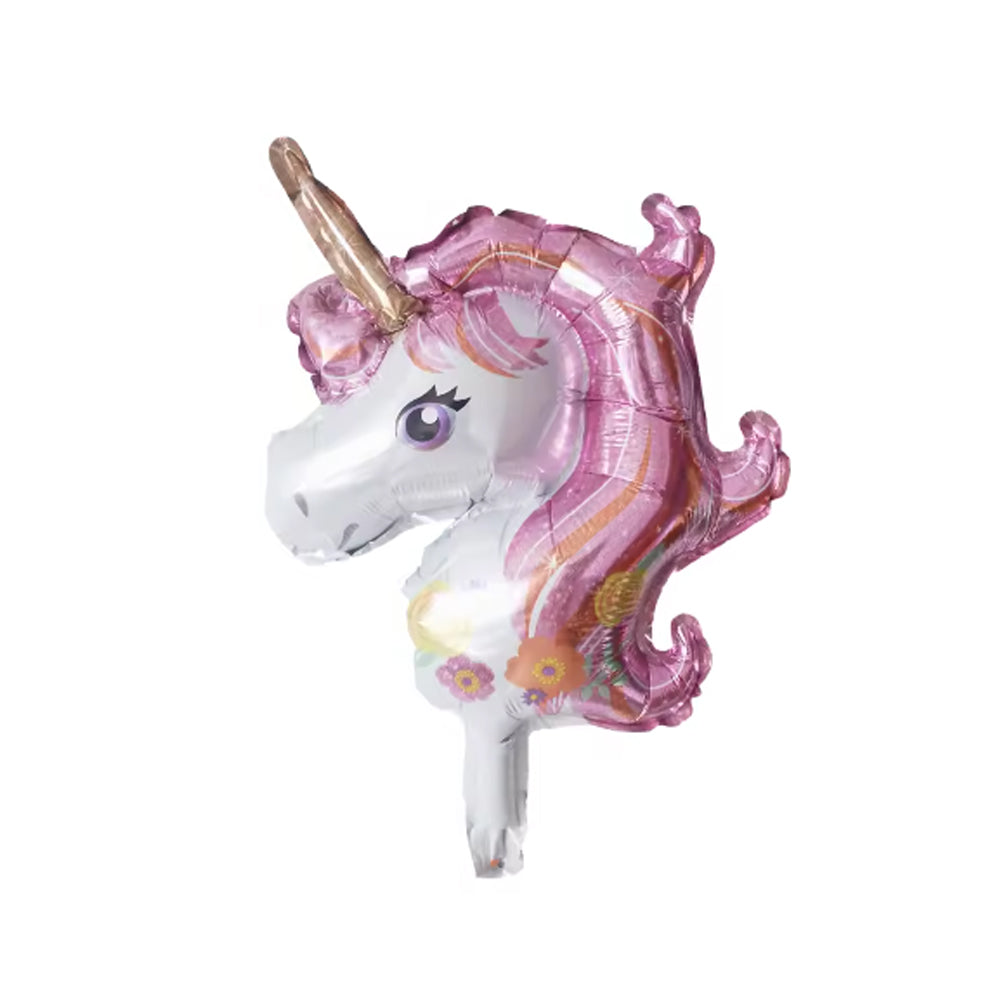 Unicorn Hand Held Balloon Mini