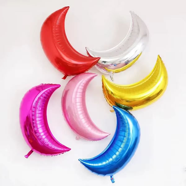 Crescent Shape Foil Balloons