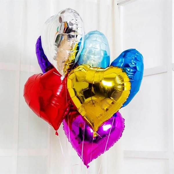 Heart Shape Foil Balloons