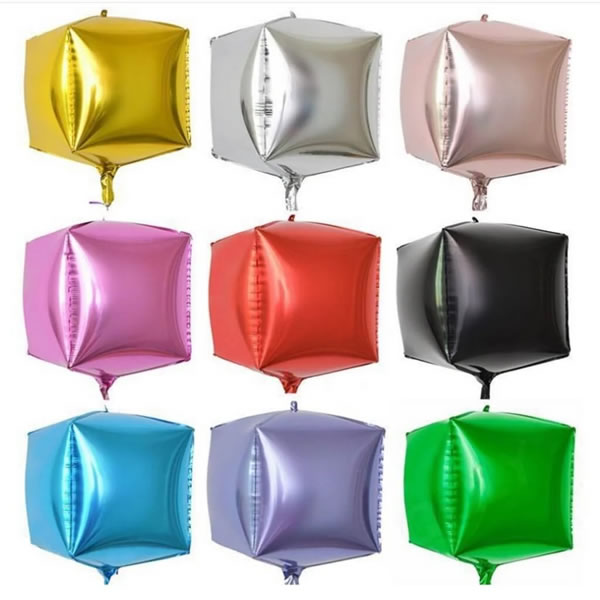 Square Cube Shape Foil Balloon