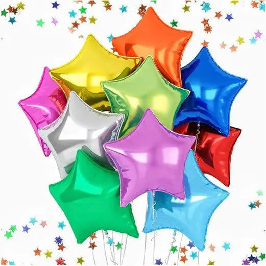 Star Shape Foil Balloons
