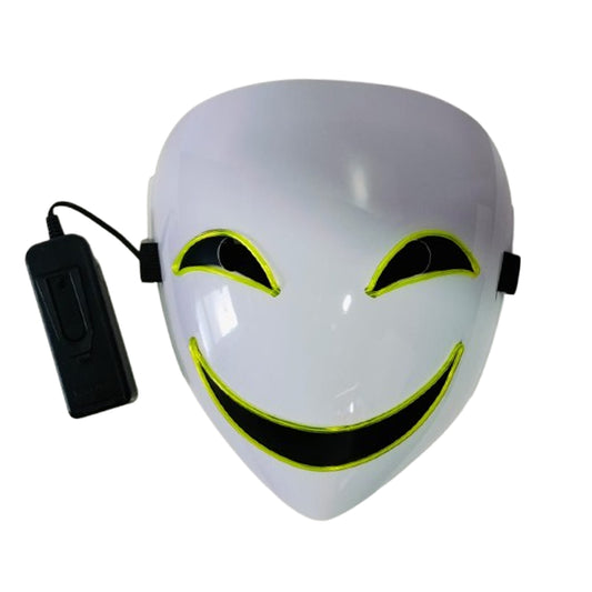 LED Yellow  Light up Mask