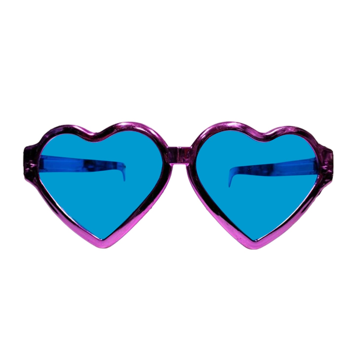 Multicolor Funny Heart Shape Glasses Jumbo