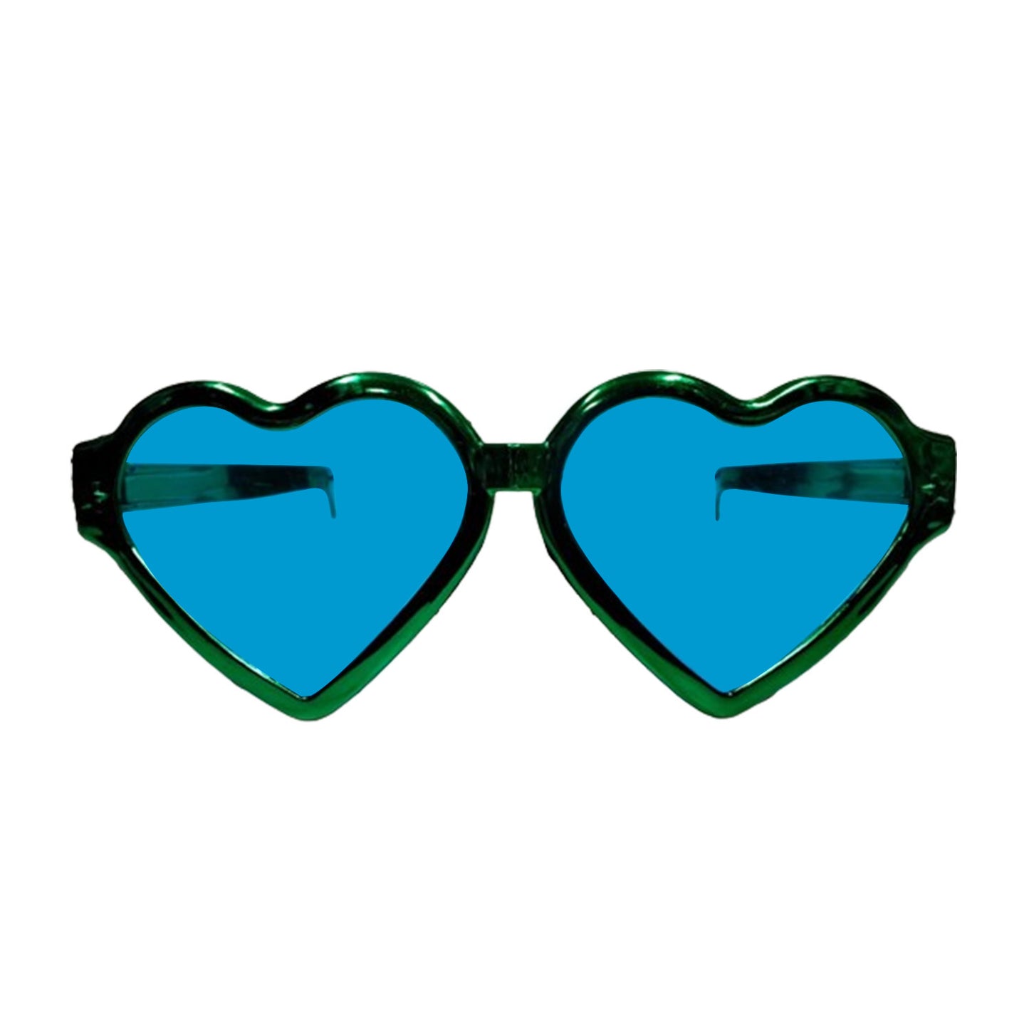 Multicolor Funny Heart Shape Glasses Jumbo