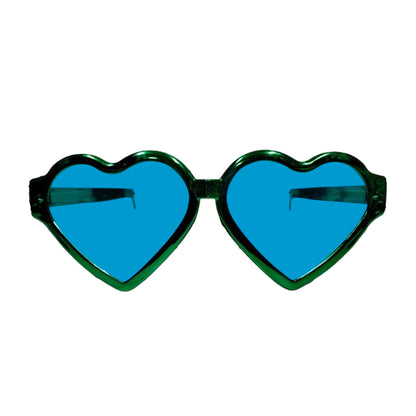 Multicolor Funny Heart Shape Glasses Jumbo