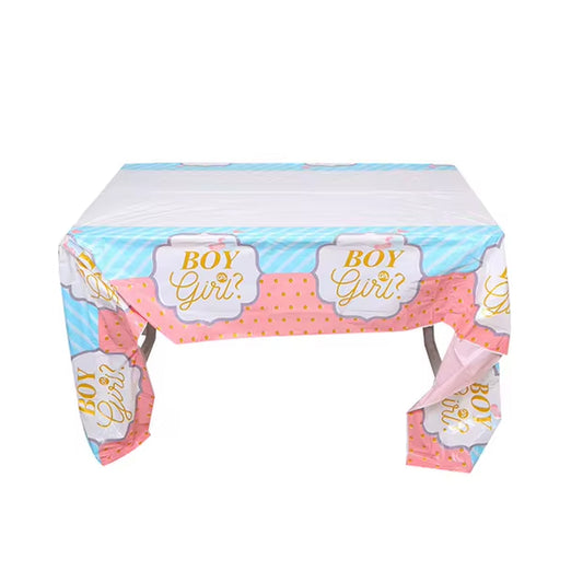 Girl Or Boy Theme Table Cover