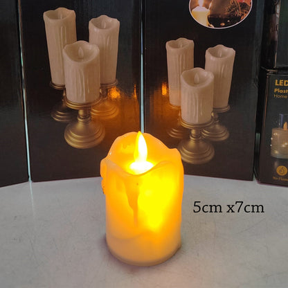 LED Medium Candle 5cm X 7cm