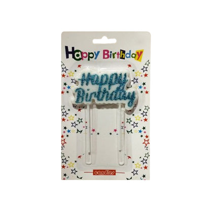 Happy Birthday Letters Cake Candle