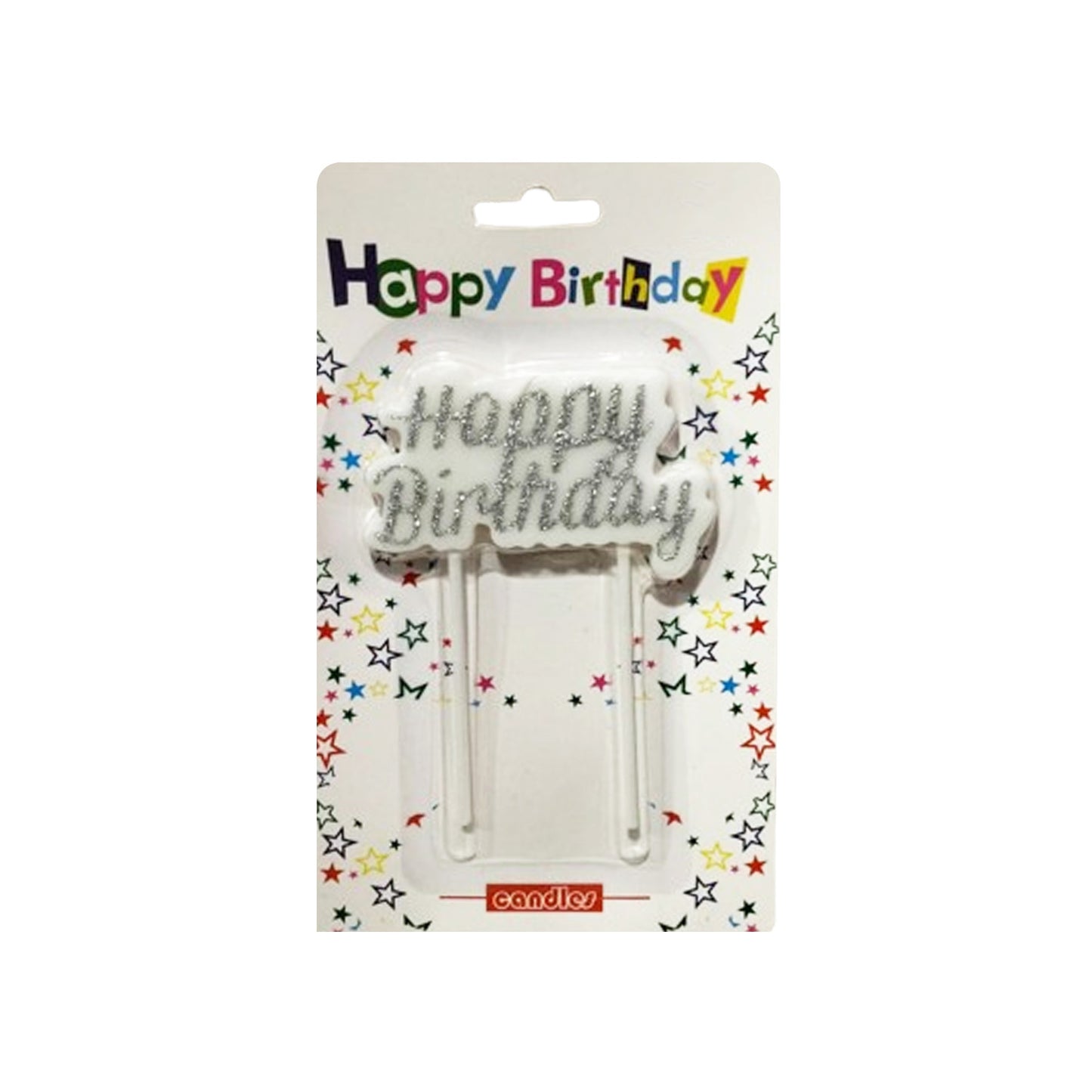 Happy Birthday Letters Cake Candle