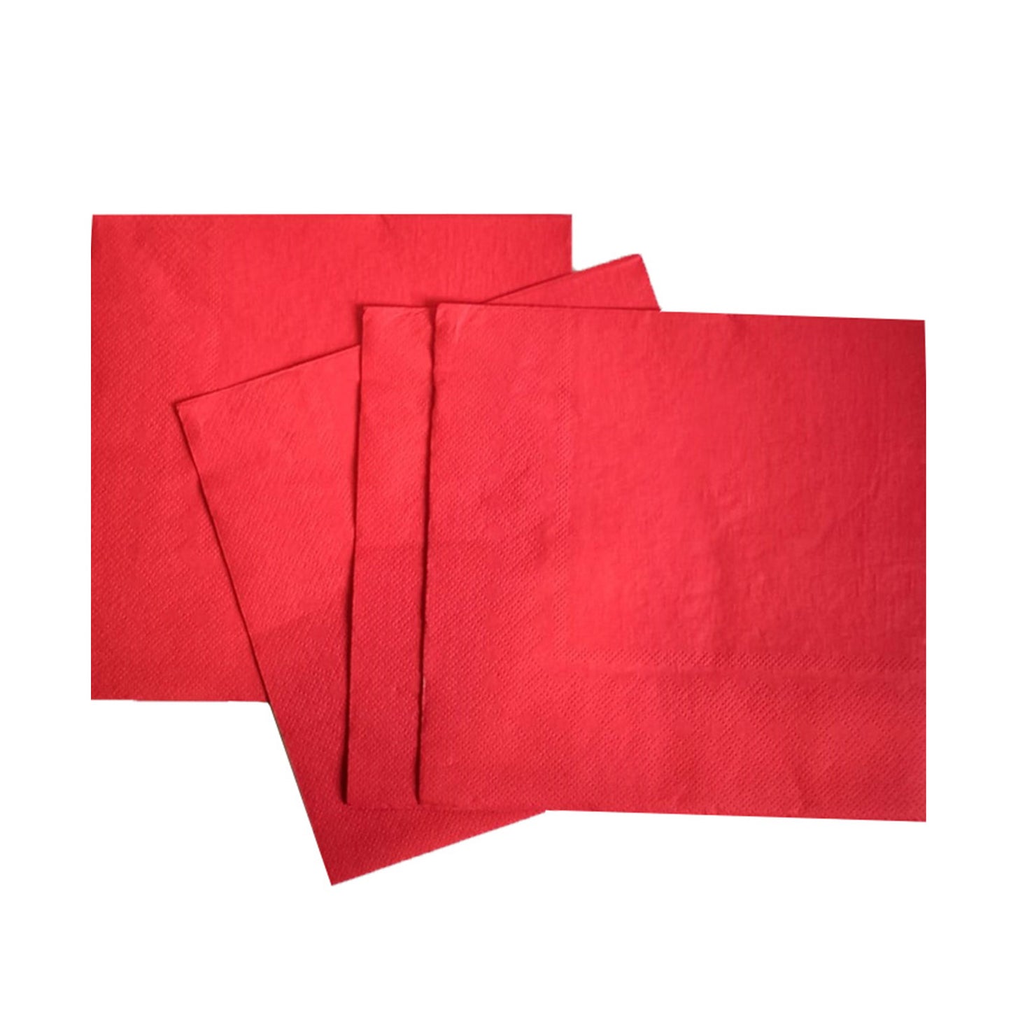 Red Paper Napkins