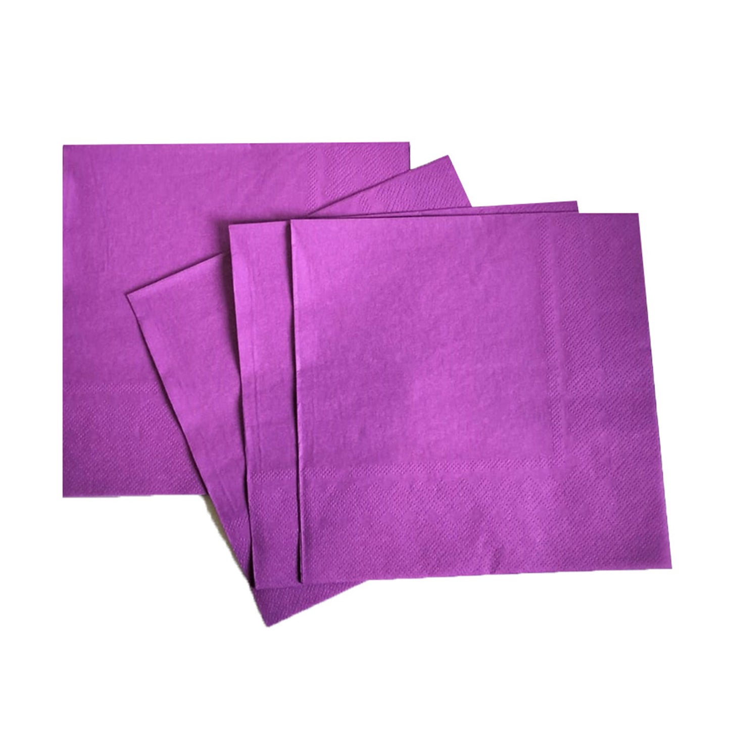 Dark Purple Paper Napkins