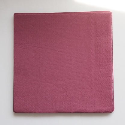 Light Maroon Paper Napkins