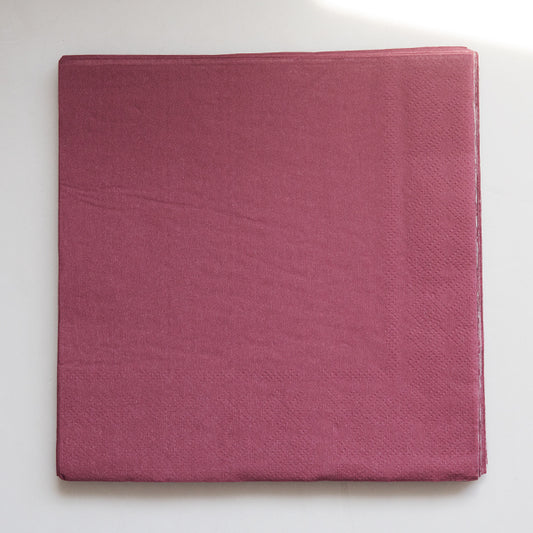 Light Maroon Paper Napkins