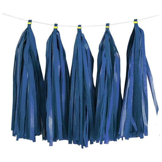 Dark Blue Paper Tassel