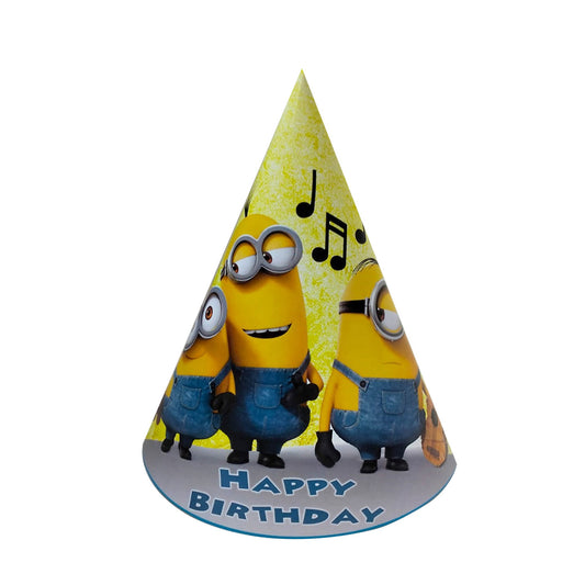 Minion Paper Theme Paper Hats