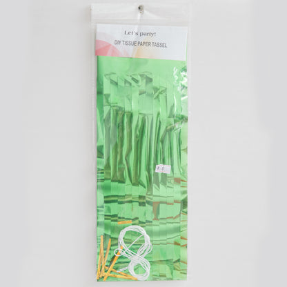 Green Foil Tassel