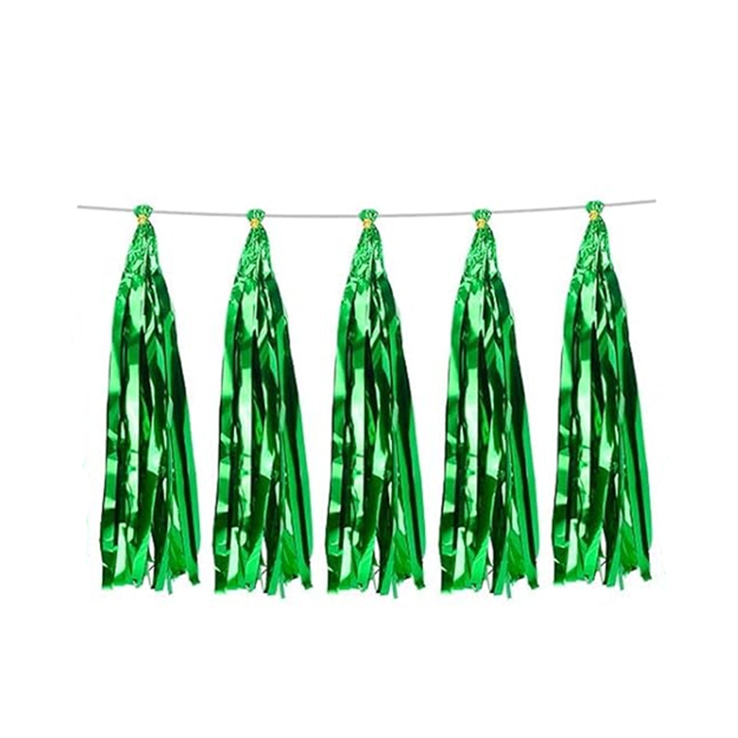 Green Foil Tassel