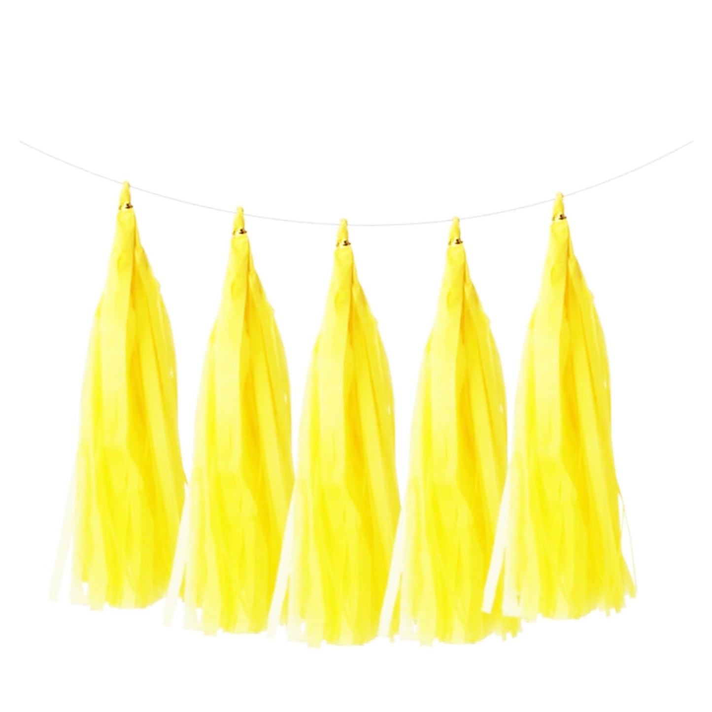 Light Yellow Paper Tassel