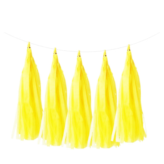 Light Yellow Paper Tassel