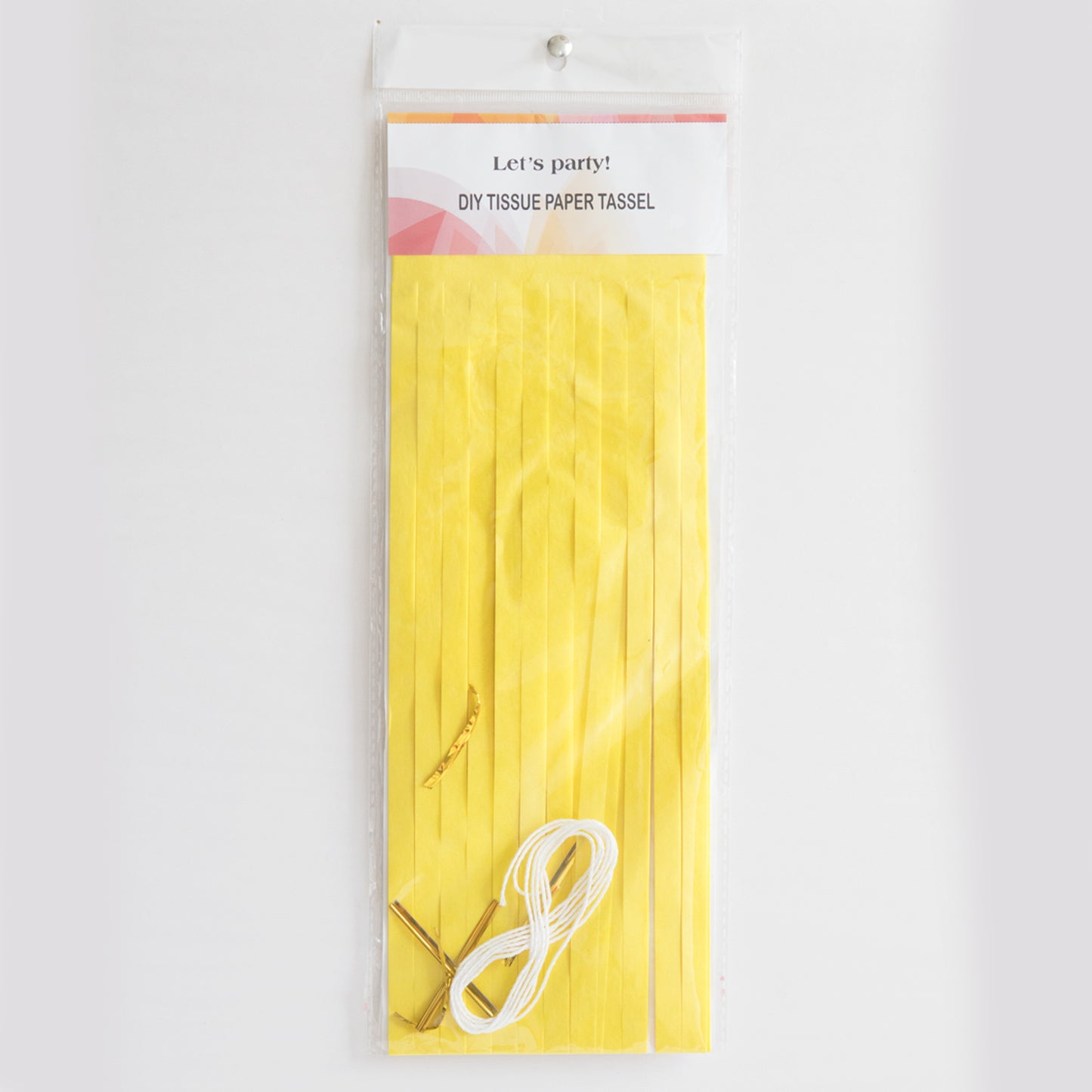 Light Yellow Paper Tassel