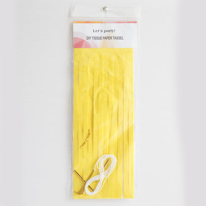 Light Yellow Paper Tassel