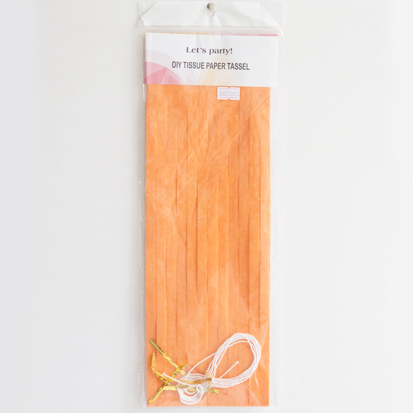 Light Orange Paper Tassel