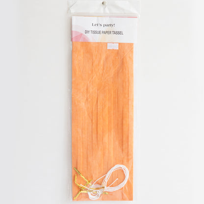 Light Orange Paper Tassel