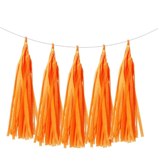 Orange Paper Tassel