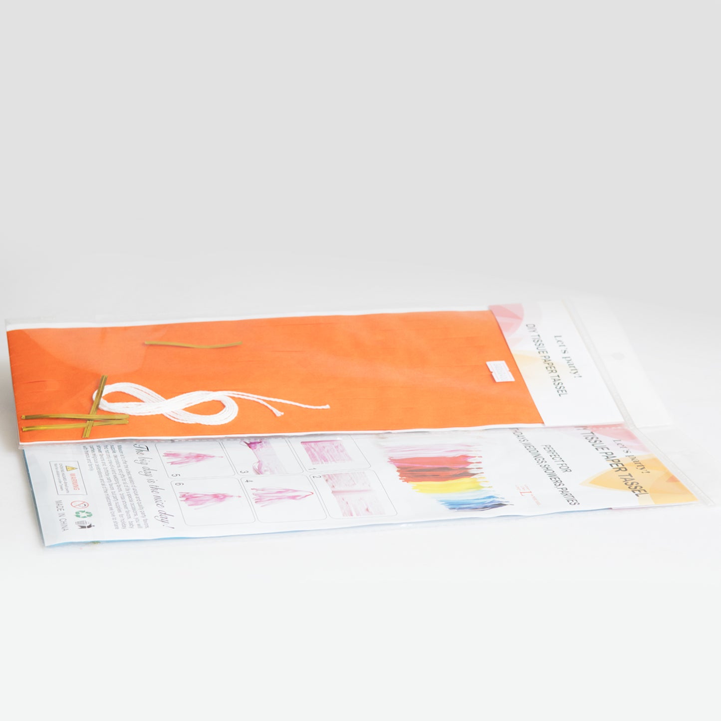 Orange Paper Tassel