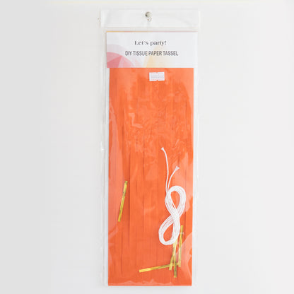Orange Paper Tassel