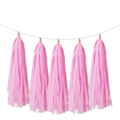 Pink Paper Tassel