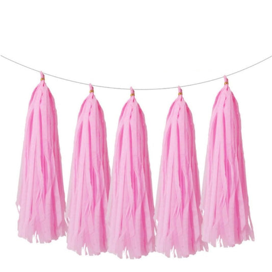 Pink Paper Tassel
