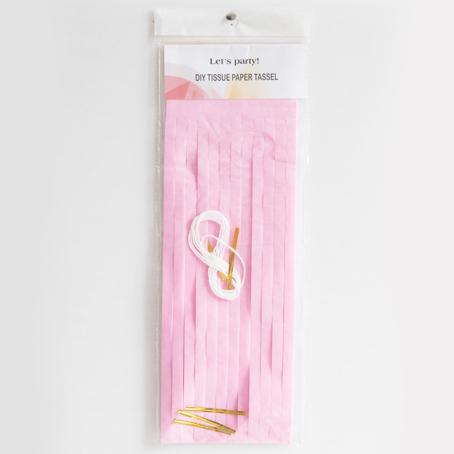 Pink Paper Tassel