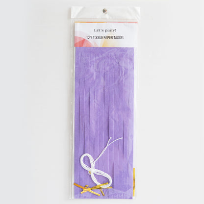 Purple Paper Tassel
