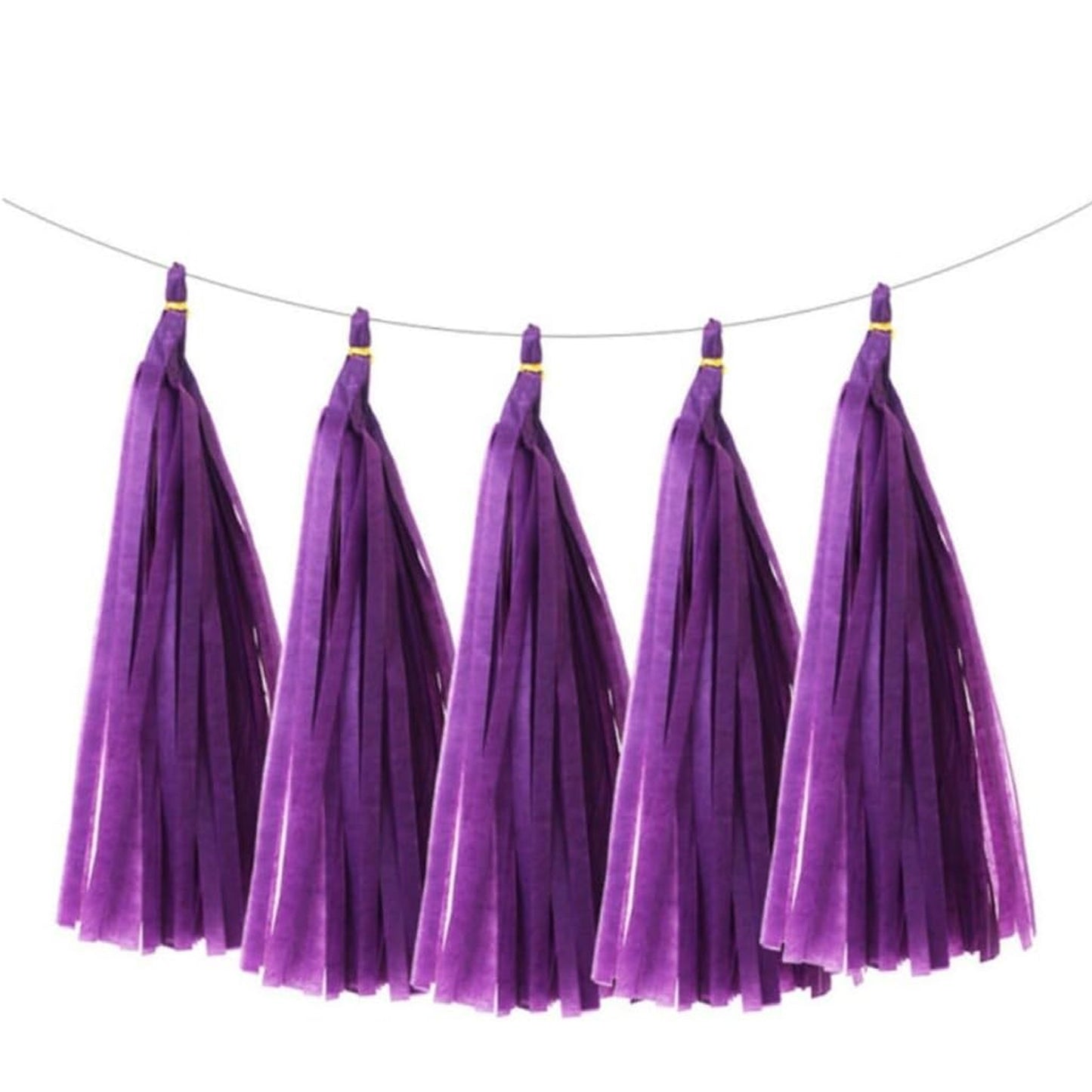 Dark Purple Paper Tassel