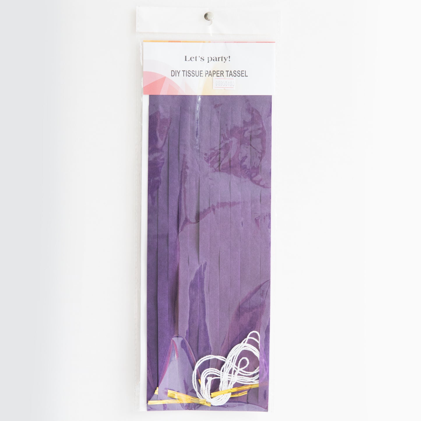 Dark Purple Paper Tassel