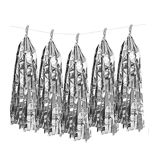 Silver Foil Tassel