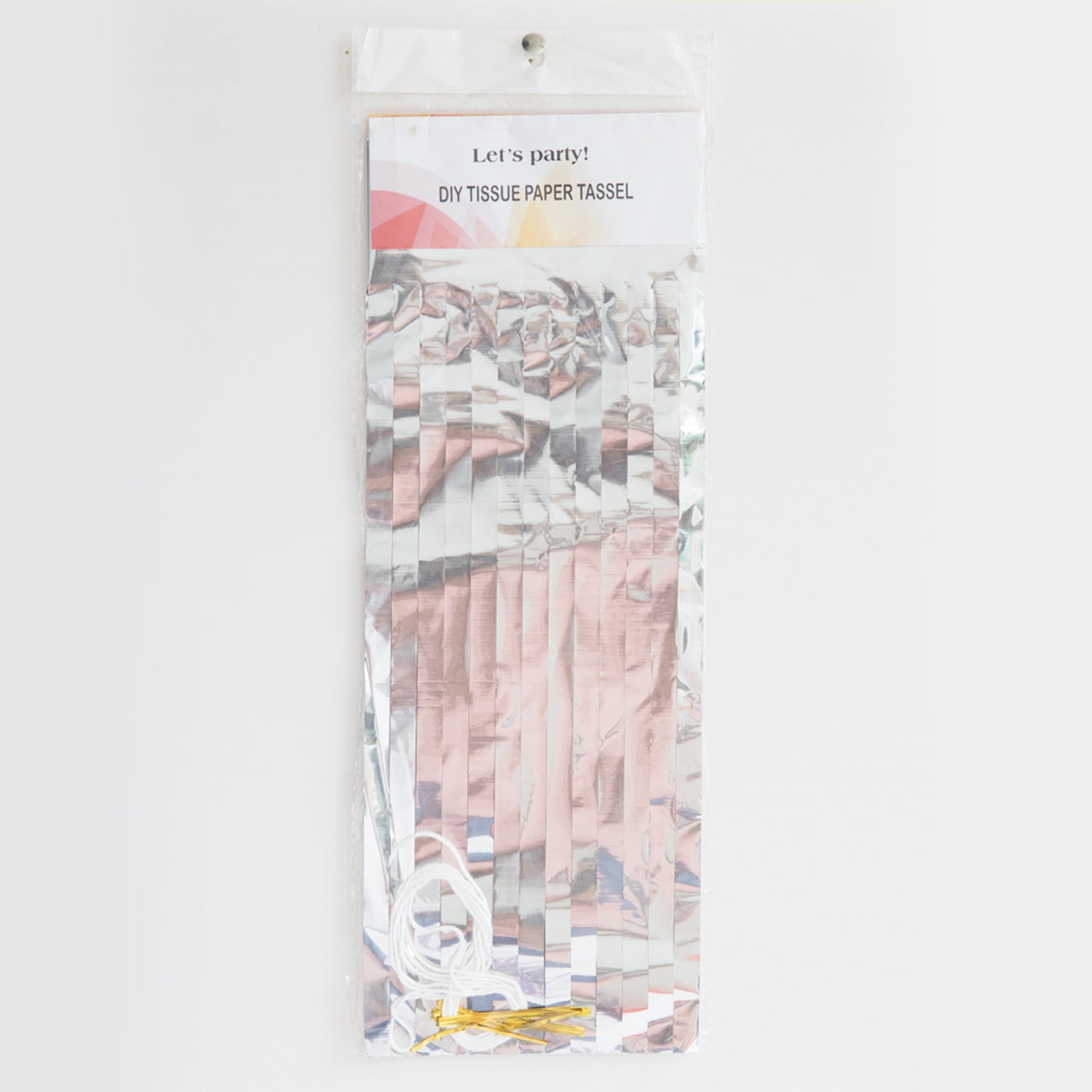 Silver Foil Tassel