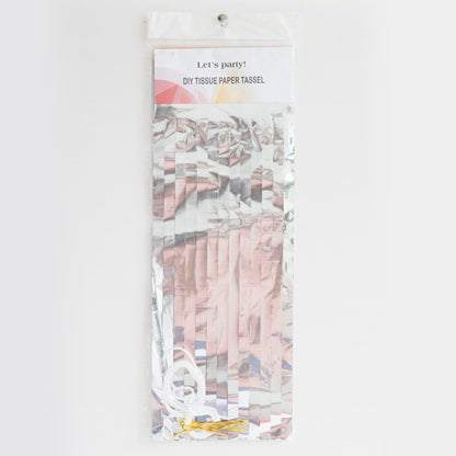 Silver Foil Tassel