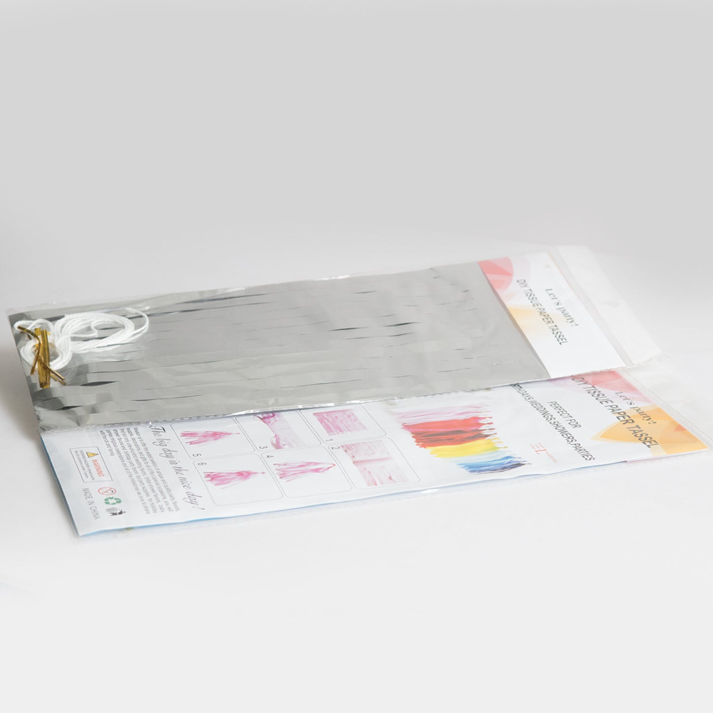 Silver Foil Tassel