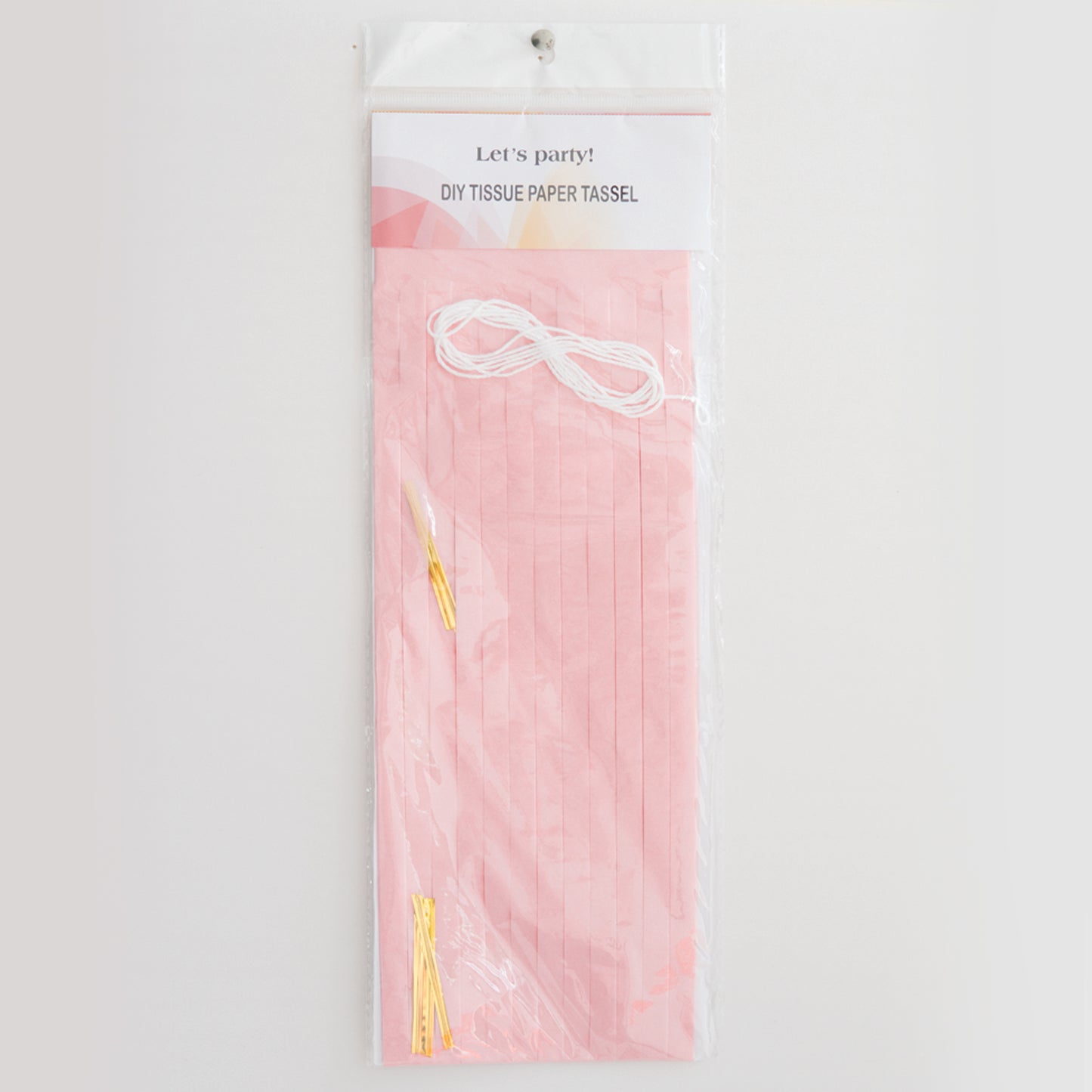 Light Pink Paper Tassel